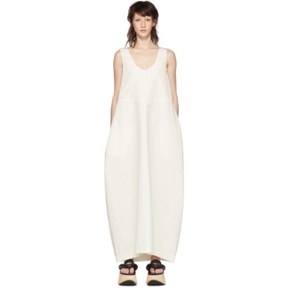 [NWT] Jil Sander SS19 Geek Cotton & Silk Dress - Picture 3 of 7